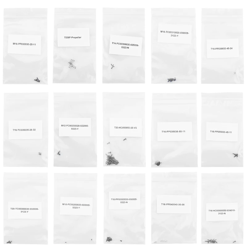 

Screw Pack for Mavic Air 2 Screw Set Replacement for DJI Mavic Air 2 Drone Screws Kit Repair Spare Parts Replace Accessories