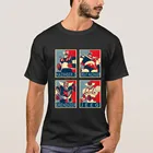 Мужская Винтажная футболка с коротким рукавом, летняя Классическая футболка 4 Mini Robot Mazinger Z, 2020