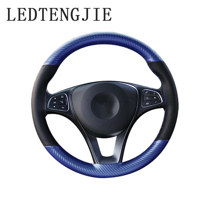 

LEDTENGJIE37-38cm ручная работа, износостойкие эластичные дышащие перчатки из углеродного волокна с иголкой и ниткой для автомобиля