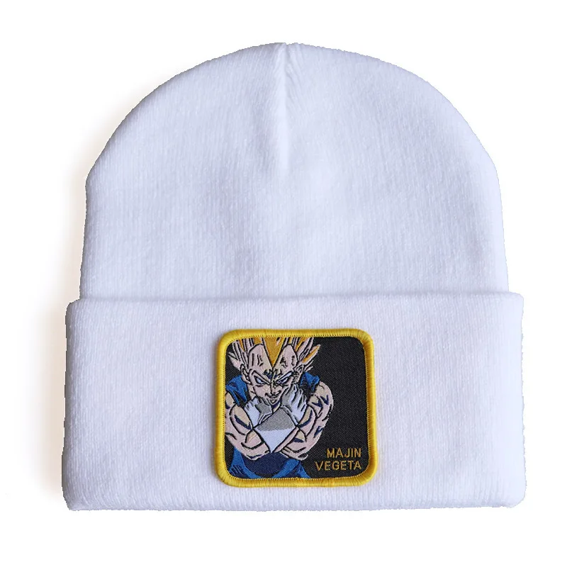 Majin Vegeta Beanies шапка для мужчин женщин Dragon Ball Z вязанная шапка с вышивкой хип хоп шапка
