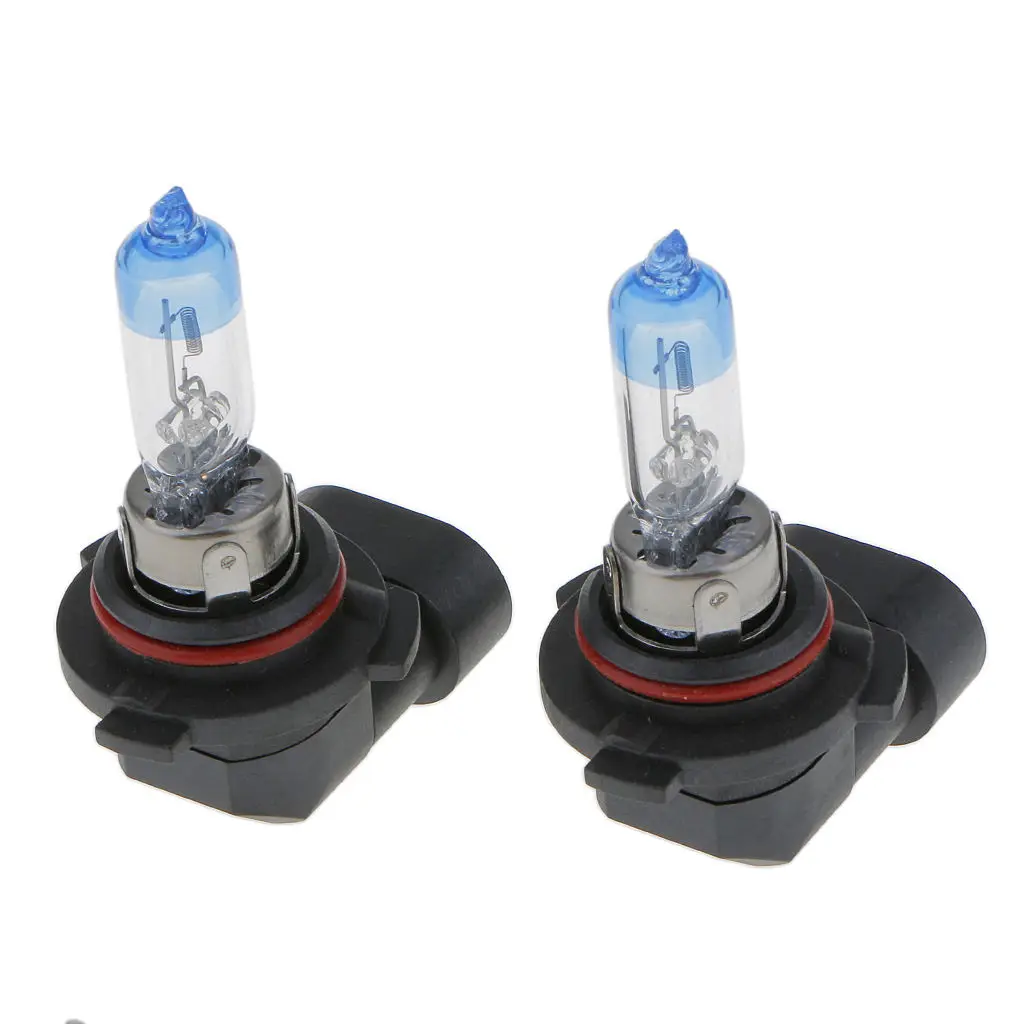 

9006/HB4 5500K White Fog Light Bulbs 55W Blue Coated Halogen Lamp for