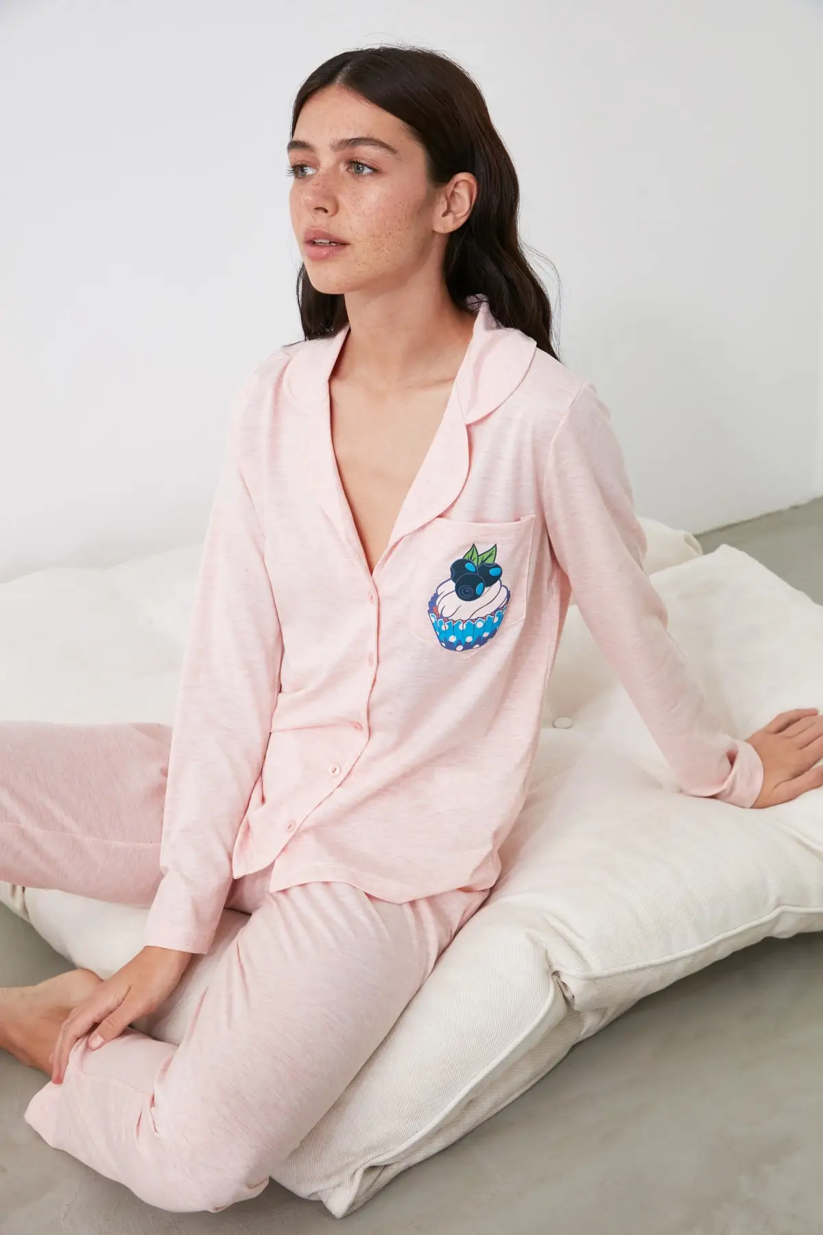 

Trendyol Button Knitted Pajamas Set THMAW21PT0303
