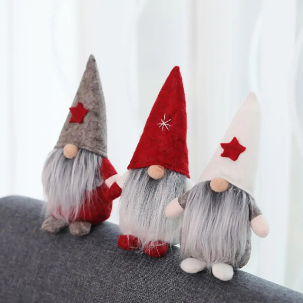 Новогоднее Рождественское украшение безликая кукла Скандинавская земля Бог