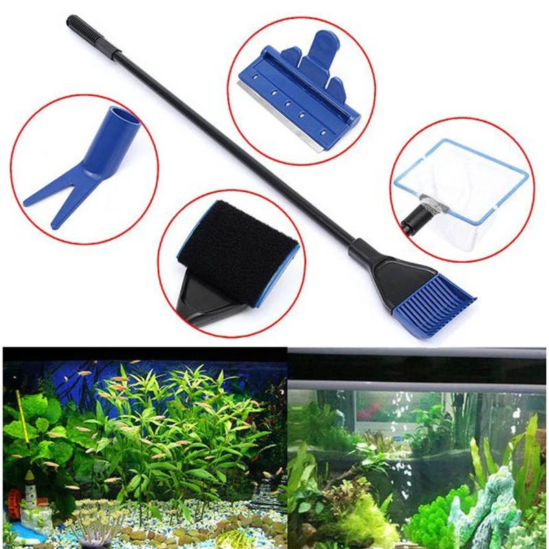 

Aquarium Cleaner Magnetic Fish Tank Cleaning Brushes Glass Window Algae Scraper Cleaner Brush Durable Sponge Glass Tool Clean