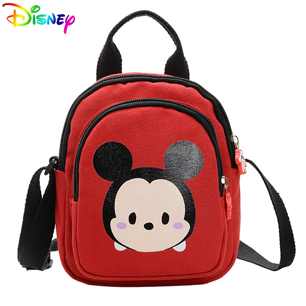 

Disney Kids Messenger Bags For Girls Kawaii Design Tsum Mickey Pattern Children Handbag Baby Lightweight Cartoon Crossbody Bags
