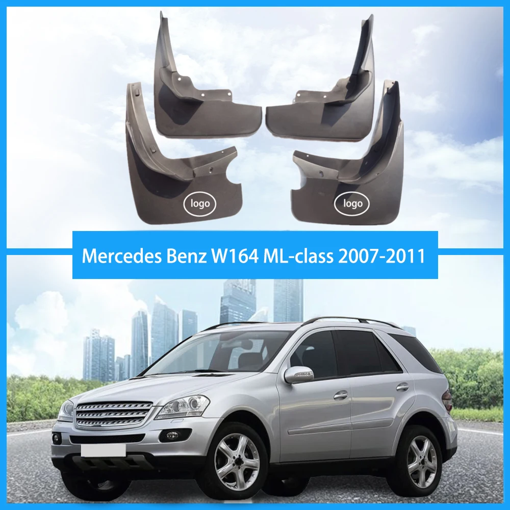 Для Benz ML-class W164 W166 Брызговики benz ML350 ML400 Брызговики автомобильные аксессуары авто Стайлинг 2007