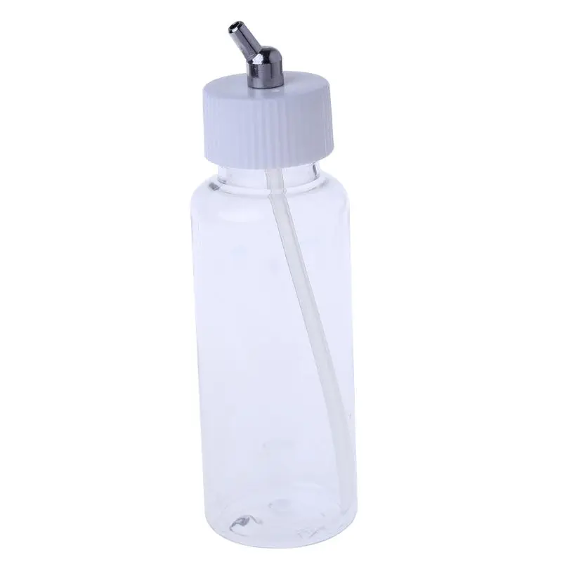 

1PC Plastic 100cc Airbrush Bottles Jars Lid Adapter Dual-Action Siphon Feed New 896B