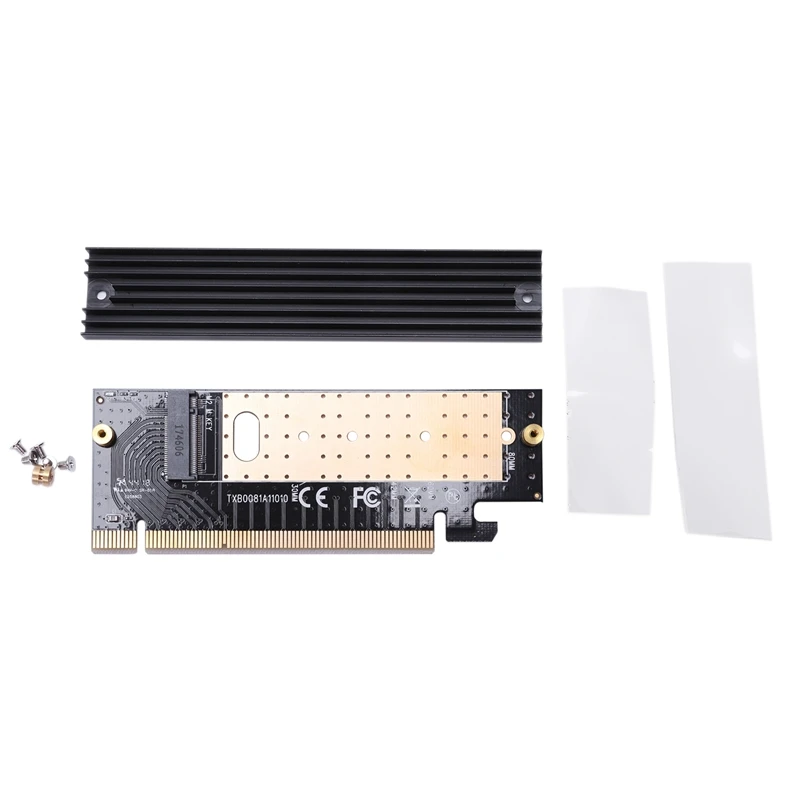M.2 Nvme Ssd Adapter M2 To Pcie 3.0 X16 Controller Card M Key Interface Support Pci Express 3.0 X4 2230-2280 Size