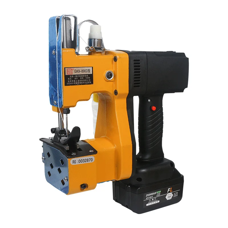 Электрическая швейная машина с зарядным литиевым аккумулятором GK-890D портативная