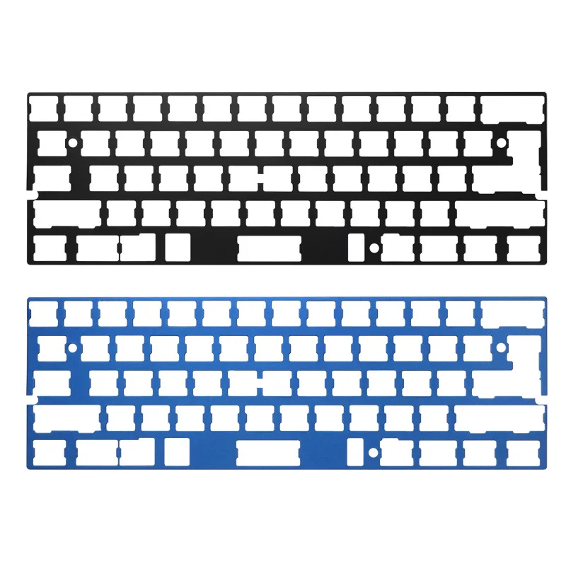 

60% Aluminum Mechanical Keyboard Plate support gh60 rs60 pcb steel plate anodized aluminum positioning plate