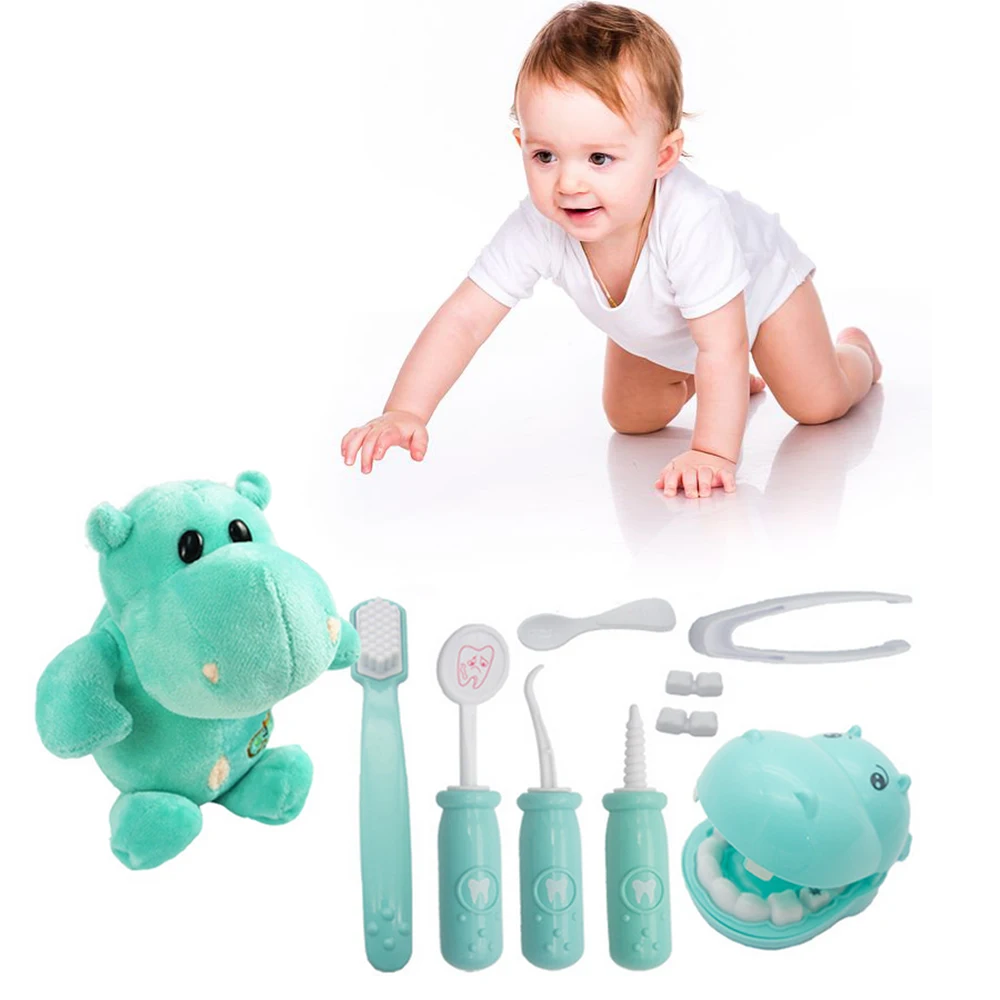 Детская модель зубов для стоматолога 9 шт. набор медицинских врачей Аксессуары