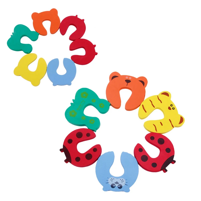 

6Pcs Baby Pinch Finger Guard Lock Jammer Stopper Protector Safety Door Stop New 24BE