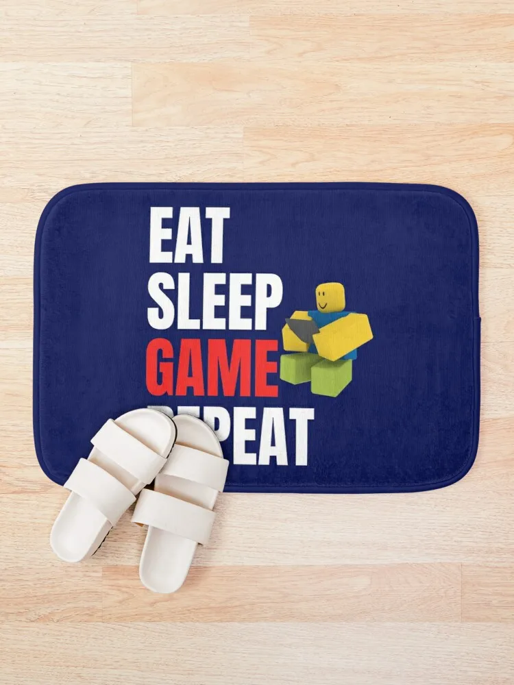 Коврик Roblox для ванны с 3d рисунком Мягкий моющийся антискользящий геймеров Eat Sleep