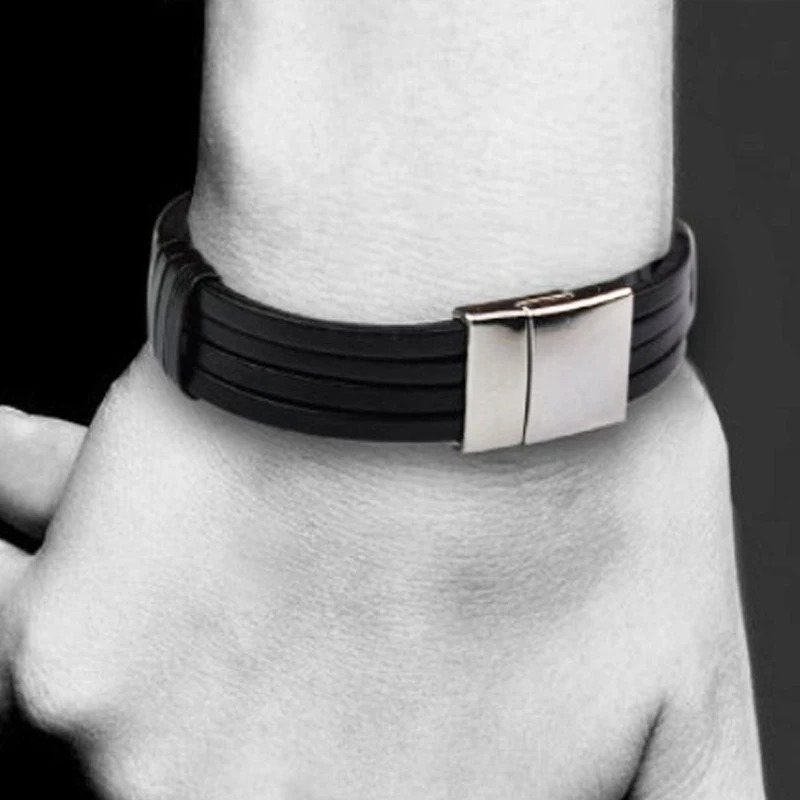 Многослойные кожаные браслеты для женщин женские с магнитной застежкой в стиле