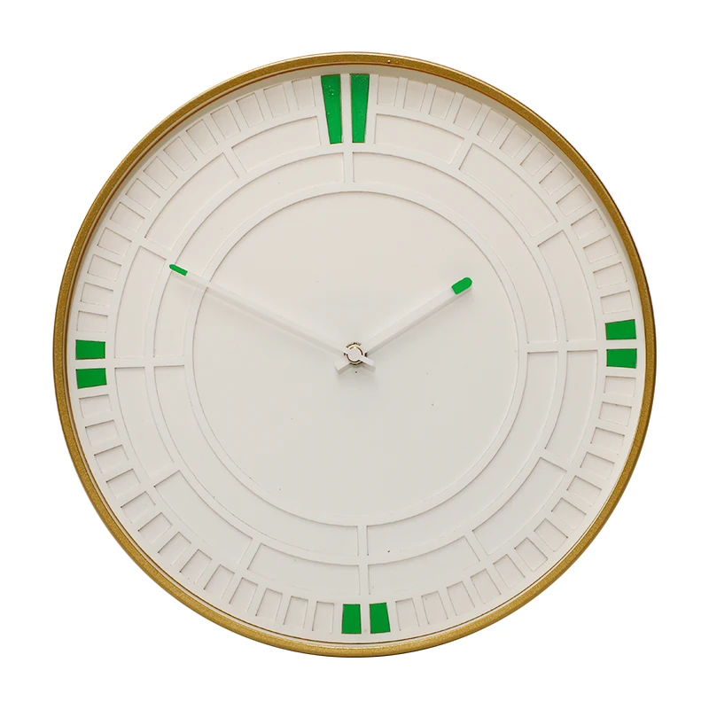 Бесшумные простые настенные часы современный дизайн роскошные атмосферные