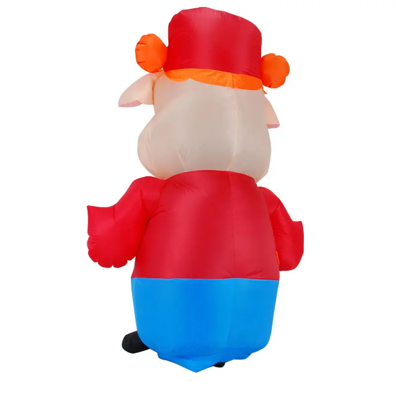 Маскарадный надувной костюм счастливой маленькой свиньи для взрослых мужчин