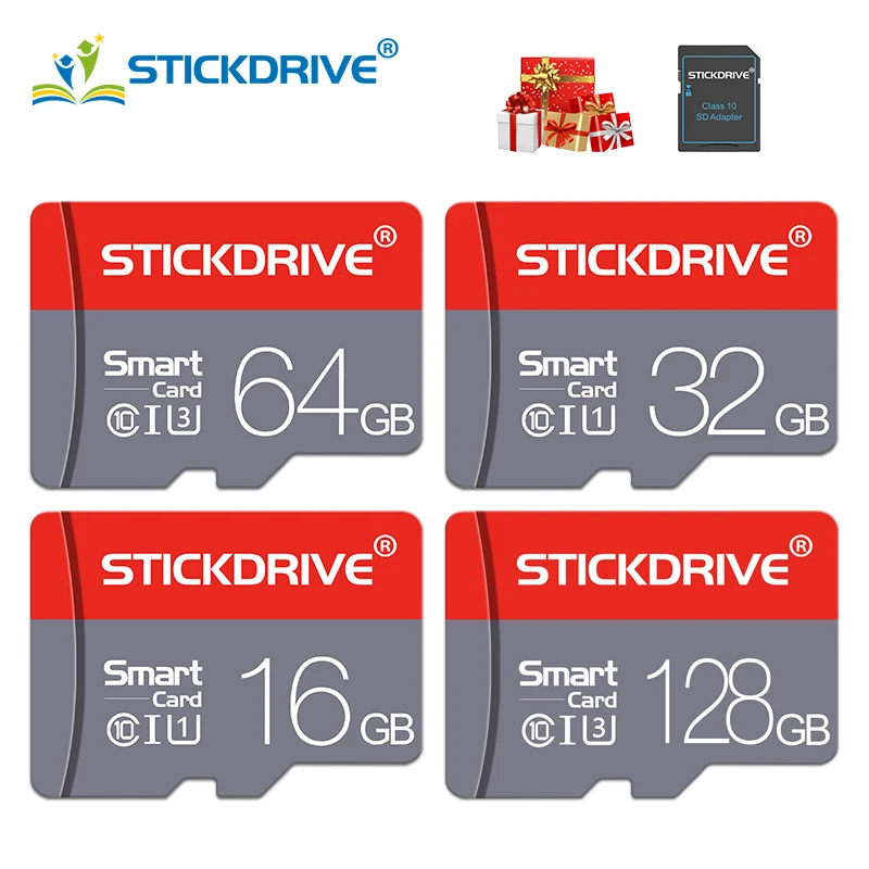 Карта памяти MicroSD 8 Гб 16 64 ГБ 32 TF карта 128 флэш накопитель для
