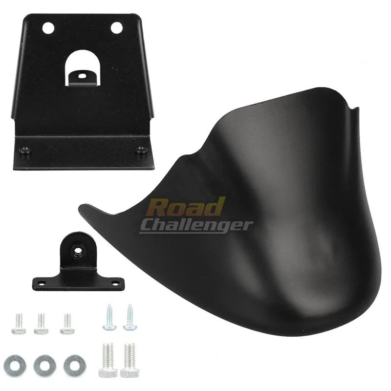 Черный мотоциклетный передний подбородок нижний спойлер брызговик обтекатель