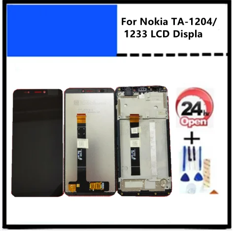 Для Nokia C2 TA 1204/1233 ЖК дисплей сенсорный экран 100% протестированный дигитайзер