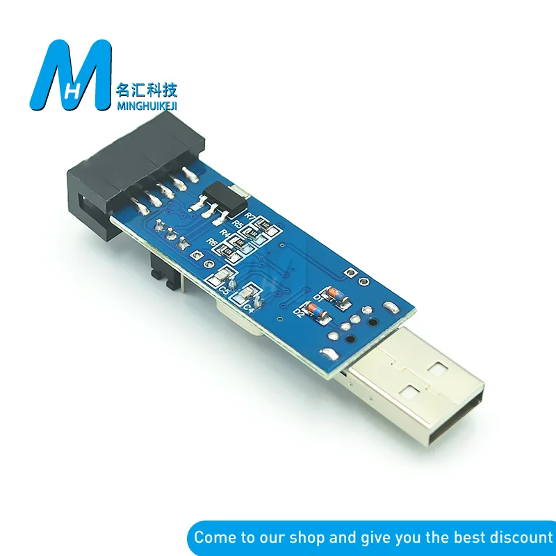 BTE13-006 official USBASP USBISP AVR Programmer USB ISP ASP ATMEGA8 ATMEGA128 Support Win7 64 | Электронные компоненты и