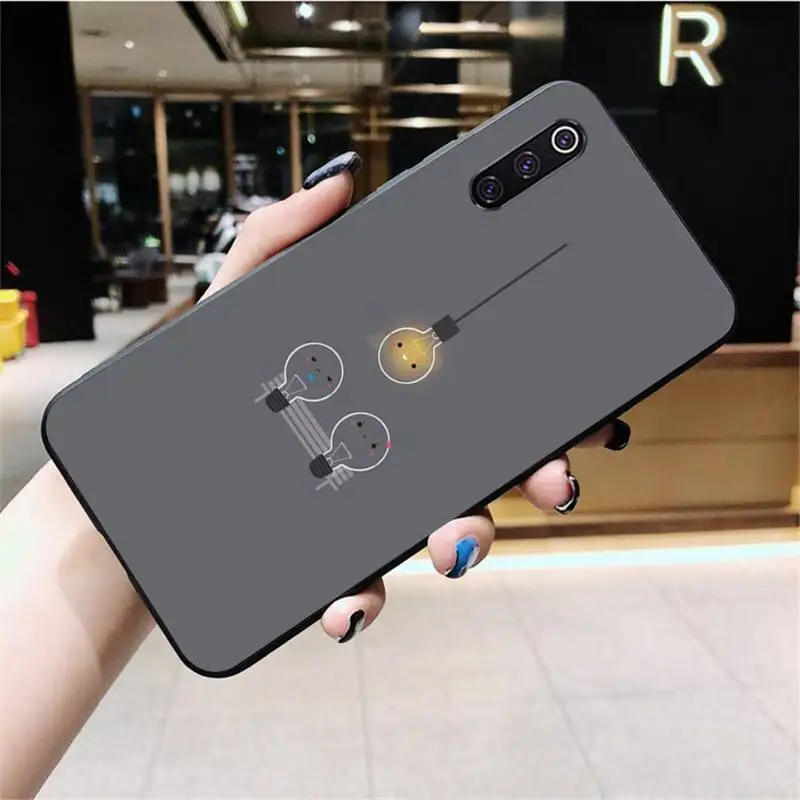 Чехол для телефона с забавной лампочкой Xiaomi Mi10 10Pro 10 lite Mi9 9SE 8SE Pocophone F1 Mi8 Lite|Бамперы|