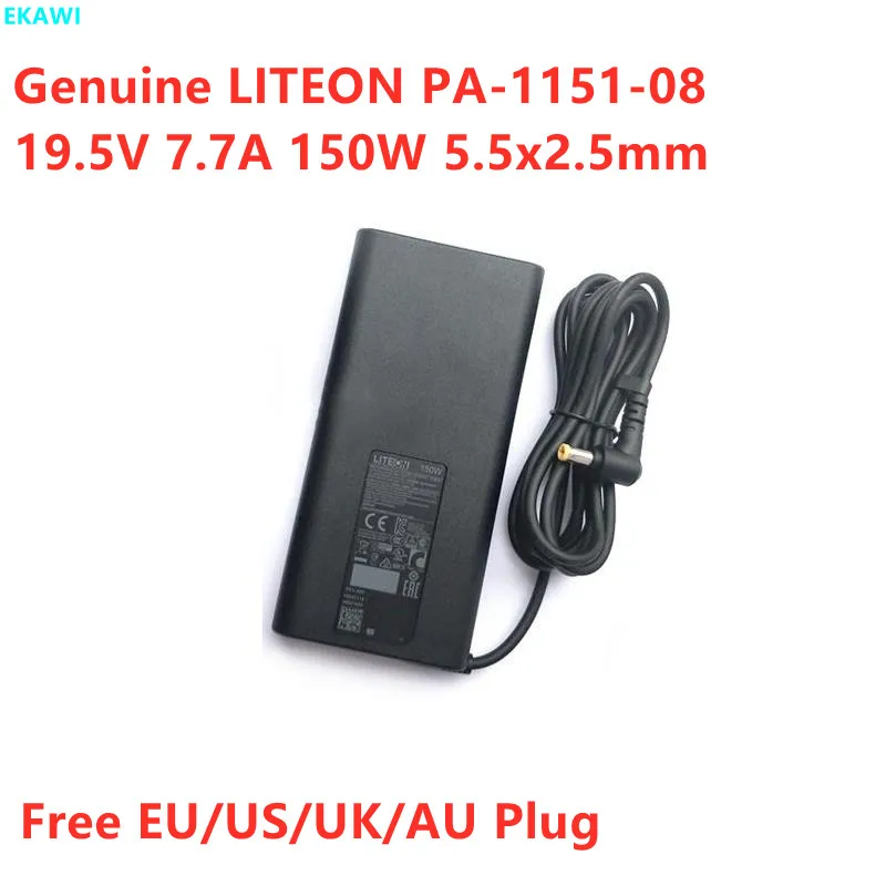 Подлинный LITEON 19.5V7.7A 150 Вт стандартный адаптер переменного тока для игрового