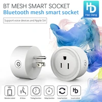 hao deng app wifi bluetooth mesh smart plug us outlet smart socket remote control compatible with alexa google home assistant