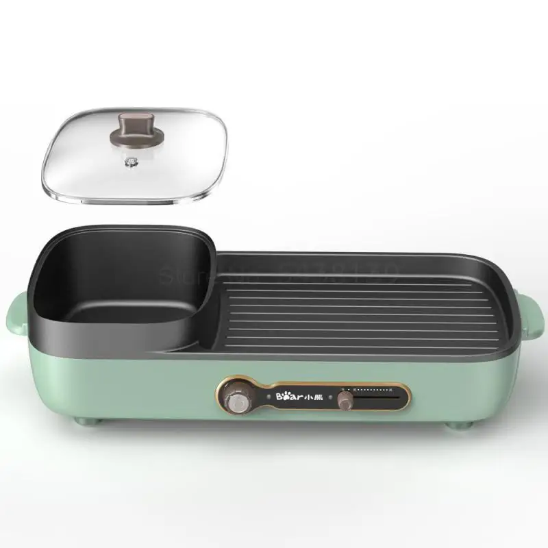 Горячий горшок для барбекю один горячего электрическая сковорода выпечки