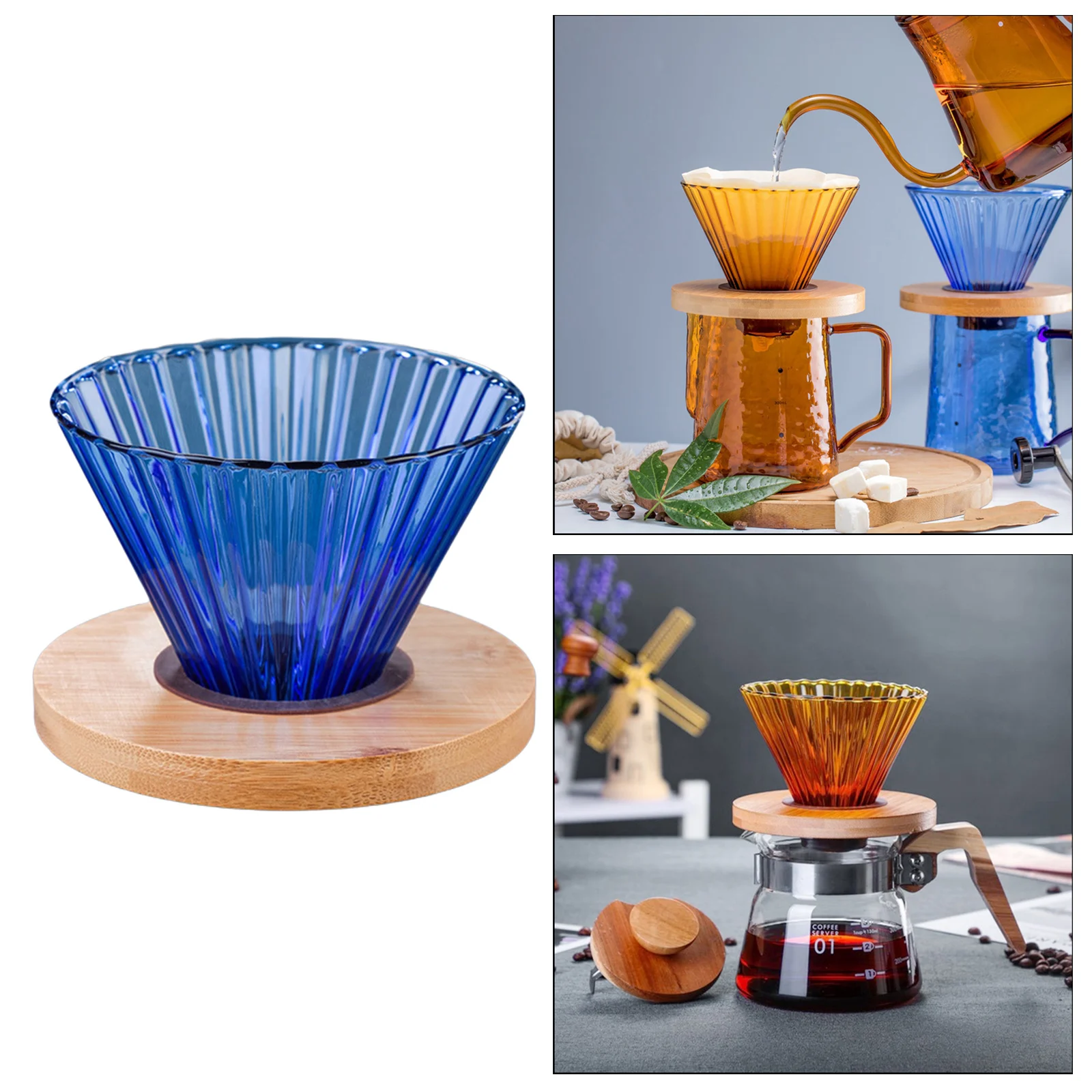 

Стеклянные аксессуары для медленного пивоварения для дома, кафе, ресторанов