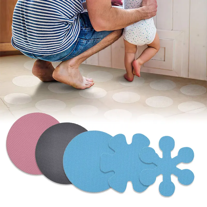 

10PCS Bathroom Anti Slip Stickers Bathtub Non-Slip Strip Stair Steps Transparent Tape Waterproof Strong Floor Safety Mat Sticker