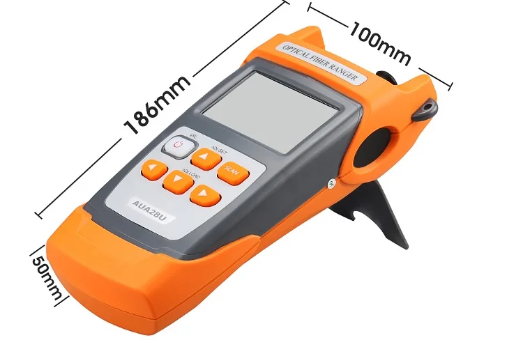 

Mini 60KM 1550nm Fiber Optical Ranger Fiber Optical Reflectometer Fiber Optic OTDR Built in VFL FC/SC