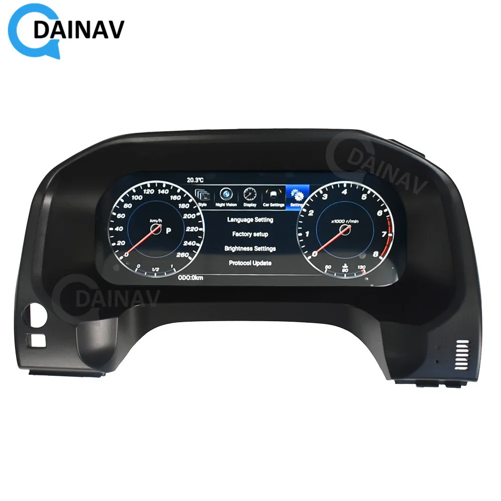 

Android car Multimedia player For Toyota Land Crusier Prado 2010-2020 Car LCD Meter instrument dashboard screen GPS Navigation