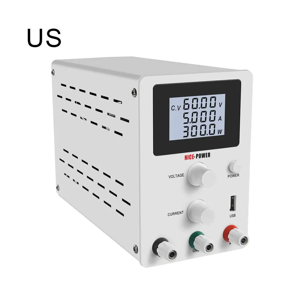 Регулируемый источник питания USB постоянный ток 60 в 5A 30 В 10 А стабилизатор