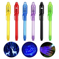 6 invisible magic pens marked with ultraviolet rays secret spy information fun children%e2%80%99s birthday party detective accessories