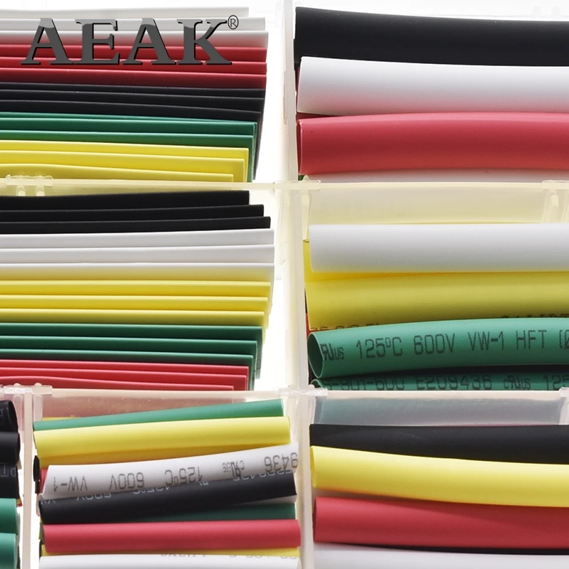 Термоусадочная трубка AEAK 2 мм 3 4 5 6 8 10 комплект проводов|cable kit|sleeve wrapshrinkable tube |