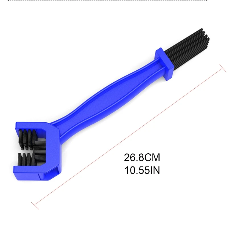 

2021 New Motorcycle Mountain Bike Bicycle Scooter Double-end Chain Cleaning Brush
