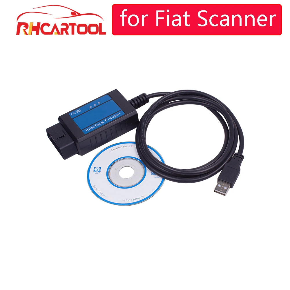 Obd2professional для Fiat сканер OBD/OBD2 Диагностический usb-кабель для Fiat Интерфейс Usb сканирующий инструмент для Fiat USB сканер/тест