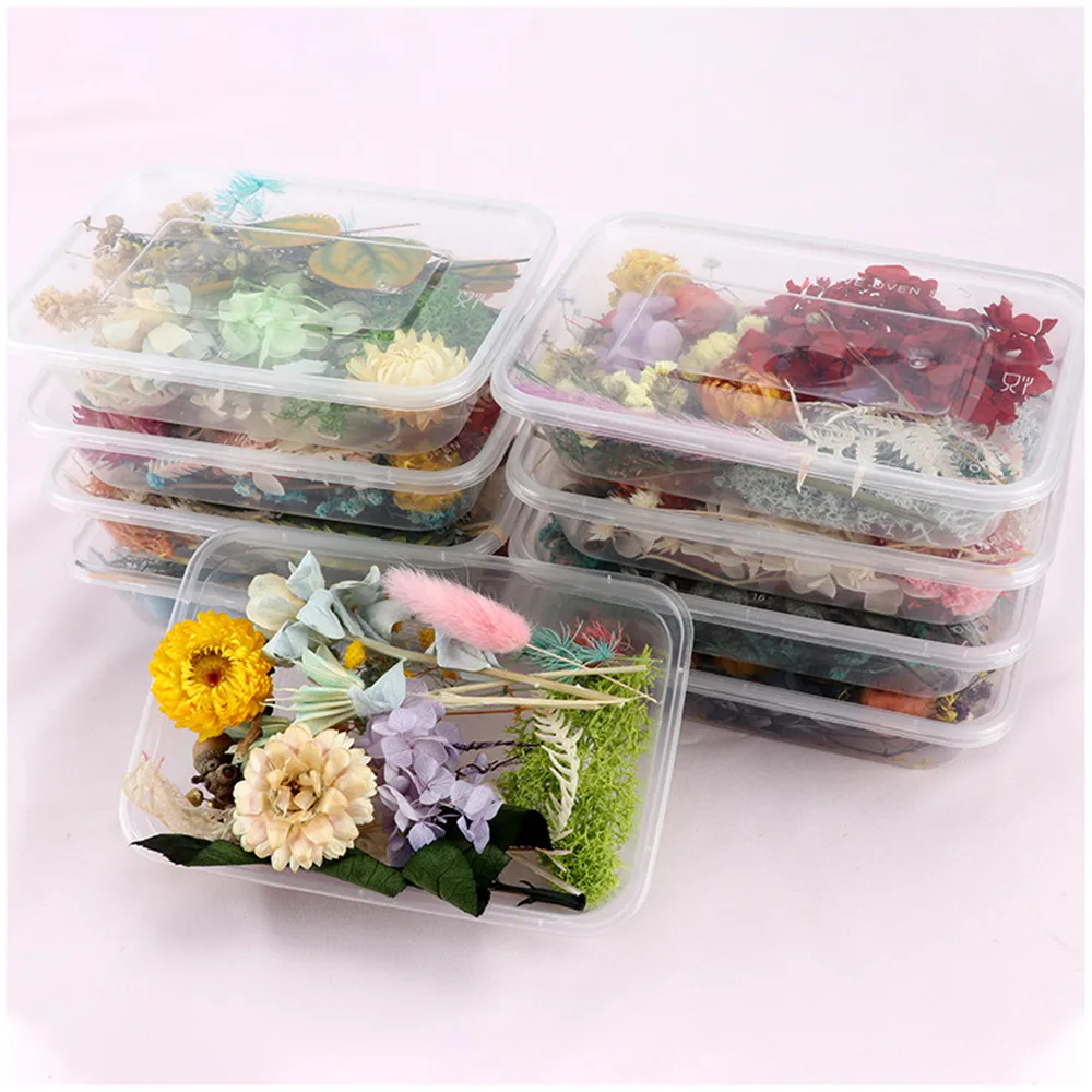 

1Box Preserved Dried Flower Material Package Holiday Pure Natural Handmade Scattered DIY Floral Products Random Delivery