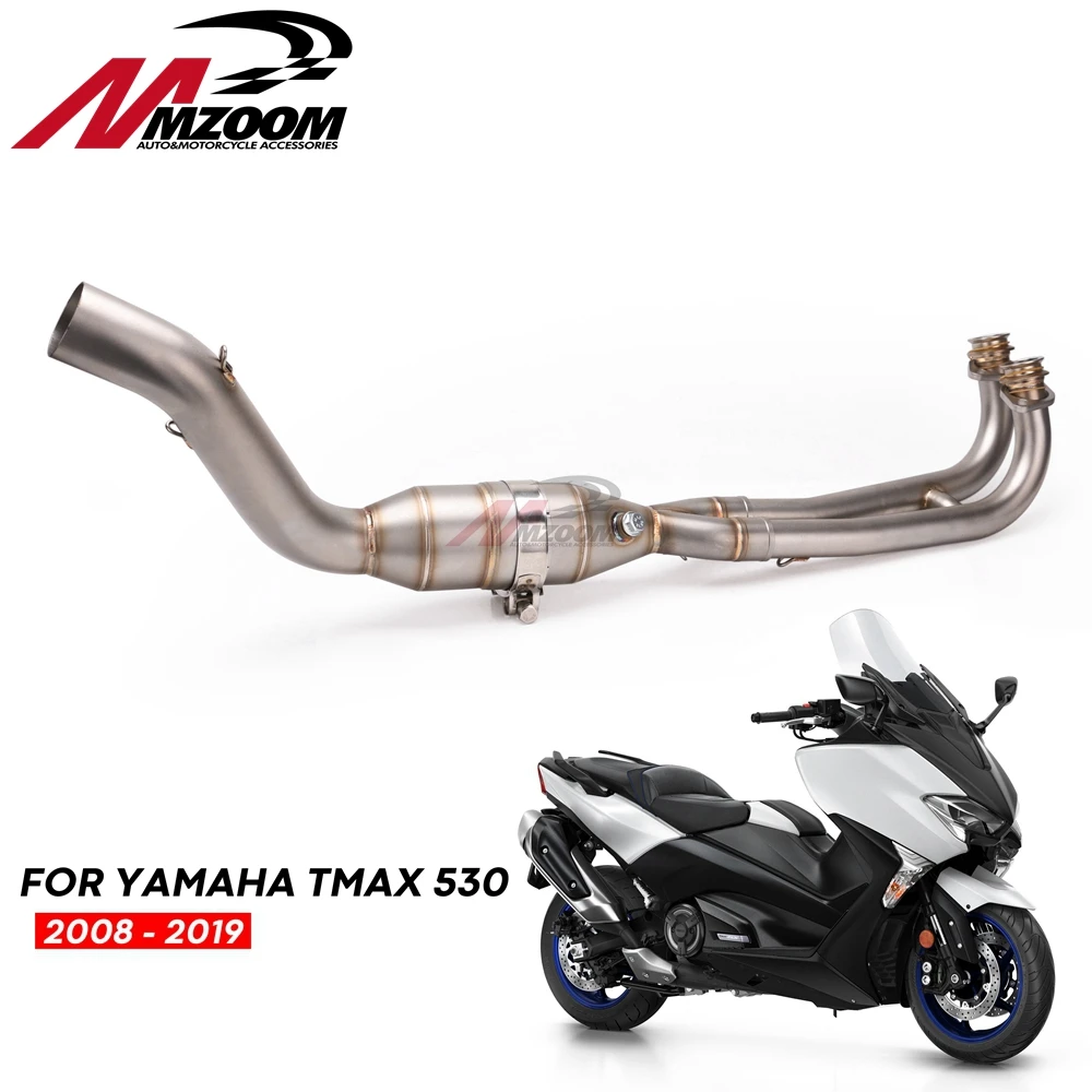 Модифицированная труба глушителя выхлопной трубы мотоцикла для Yamaha TMAX tamx530 T max