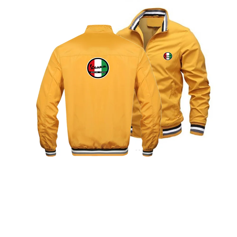 Куртка мужская Осенняя с принтом ветровка Бомбер Повседневная модная уличная