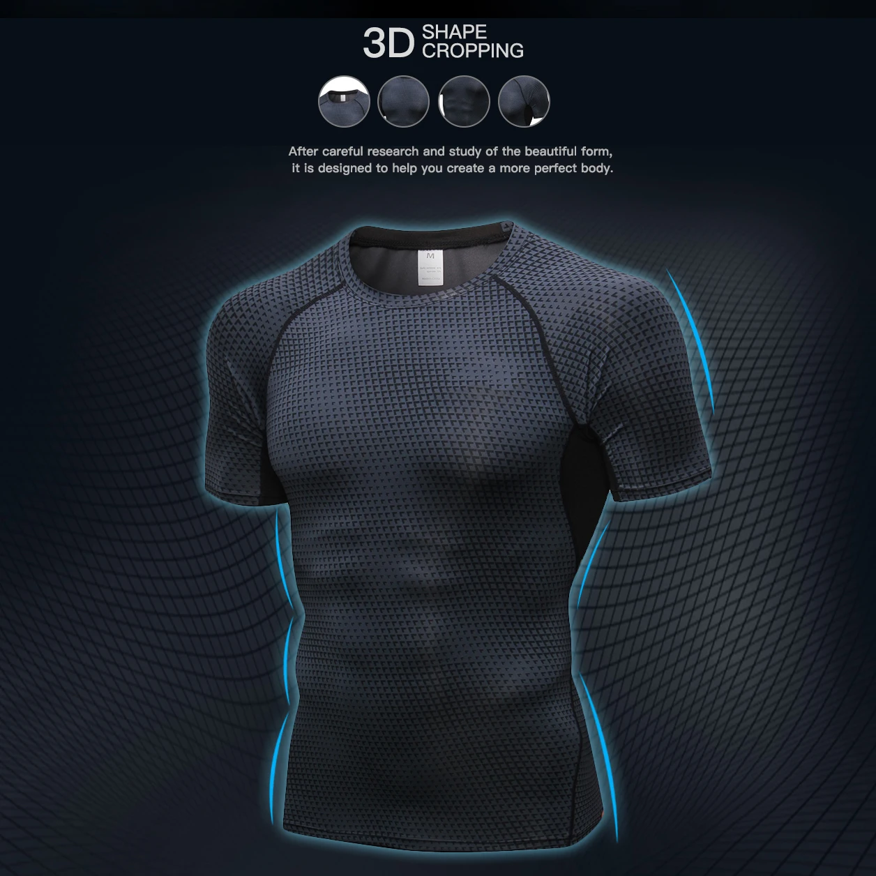 Мужские футболки для бега одежда тренажерного зала фитнеса бодибилдинга