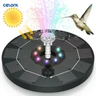 Плавающая лампа на солнечной батарее, садовый фонтан-водопад, бассейн, пруд, питание от солнечной панели, водный насос, украшение для сада