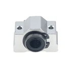 Линейная втулка подшипника SC8V SCV8UU SCV10UU SCV12UU, короткий скользящий блок внутри, Линейный шарикоподшипник для линейного вала, 1 шт.
