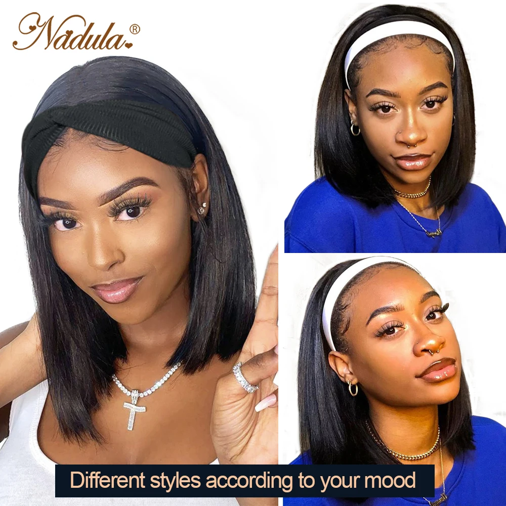 Игрока Nadula короткие прямые волосы парик короткая стрижка 10 &quot 14&quot человеческие