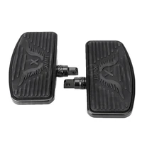 motorcycle rear wide footboard floorboard for harley softail dyna touring electra street glide road king sportster 883 1200 xl