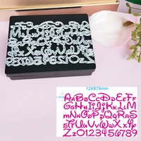 alphabet letter number cutting dies for mickey minne card stencils for diy scrapbooking photo album decorative paper cards