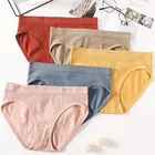 Бесшовные женские трусики, эластичные трусики, трусики с низкой посадкой, удобные трусики, нижнее белье, однотонные удобные трусы, нижнее белье