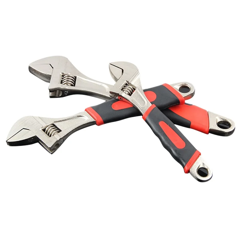 Adjustable Wrench Chromium Vanadium Steel Universal Spanner Mini Nut Key Snap Grip Repair Hand Tools | Инструменты