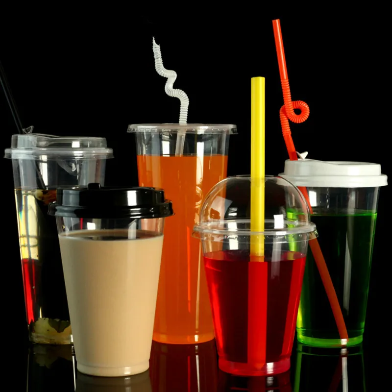 500 шт 90 Калибр прозрачный одноразовый пластиковый стаканчик для вечеринки дня