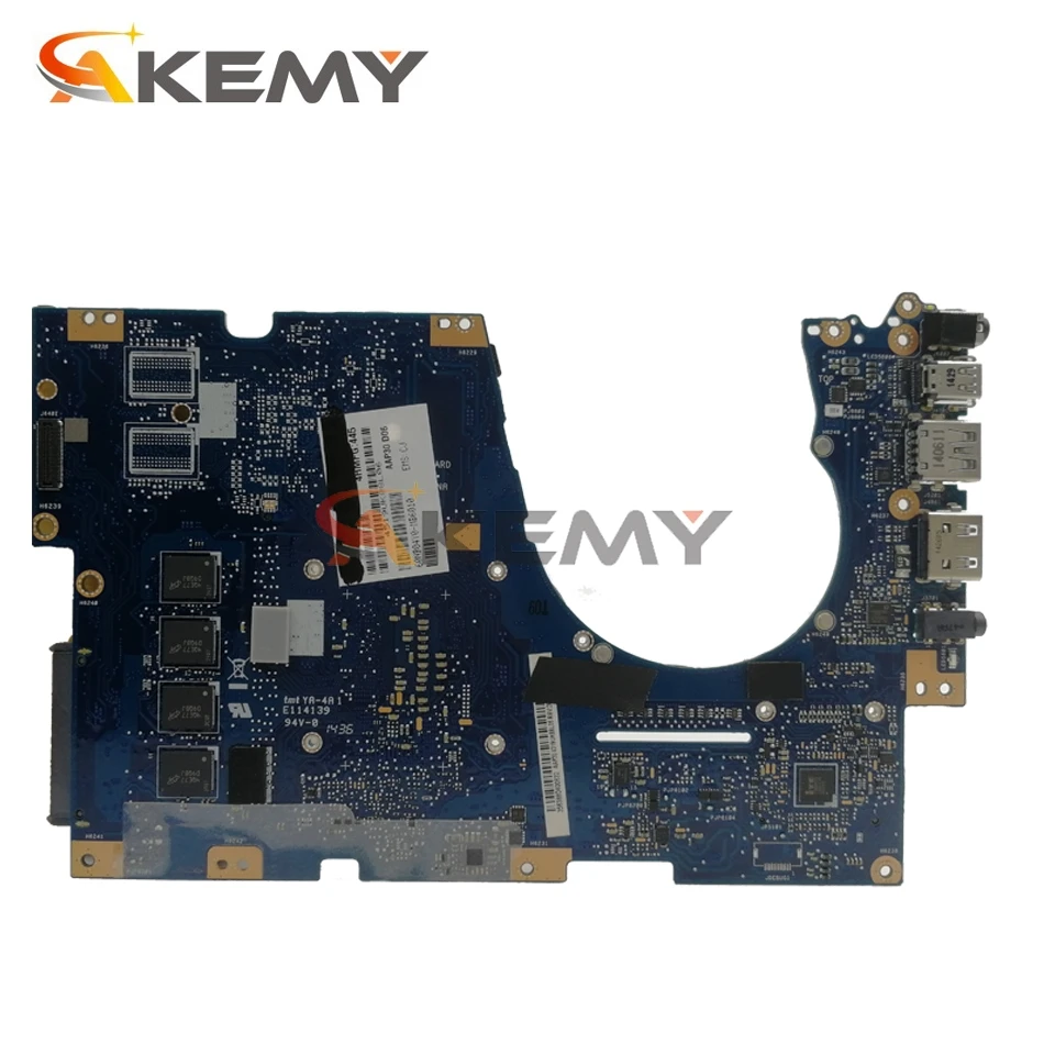 Akemy UX303LN материнская плата для ноутбука ASUS UX303LA UX303LAB UX303LB UX303L оригинальная 4GB-RAM